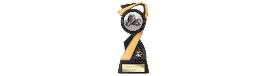 MANIA BOXING RESIN TROPHY - 4 SIZES - 13CM - 20.5CM MANIA BOXING RESIN TROPHY - 4 SIZES - 13CM - 20.5CM